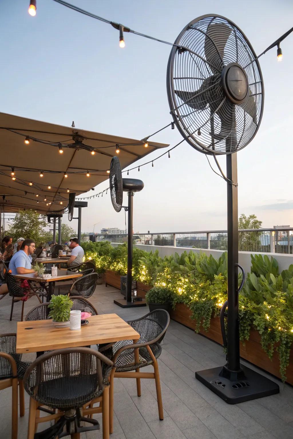 Enhance airflow with strategically placed fans.