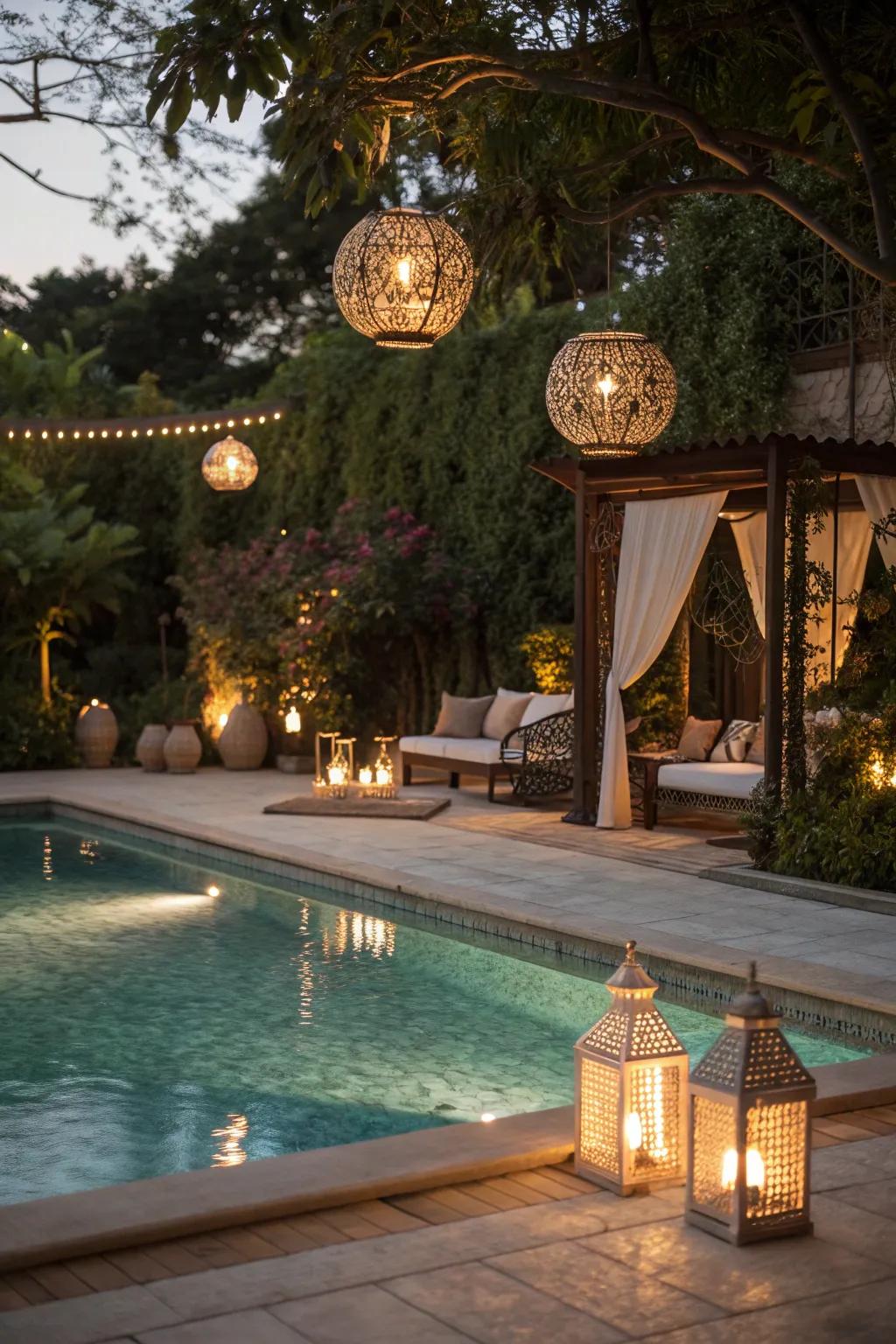 Illuminate your BBQ nights with stylish ambient lighting.