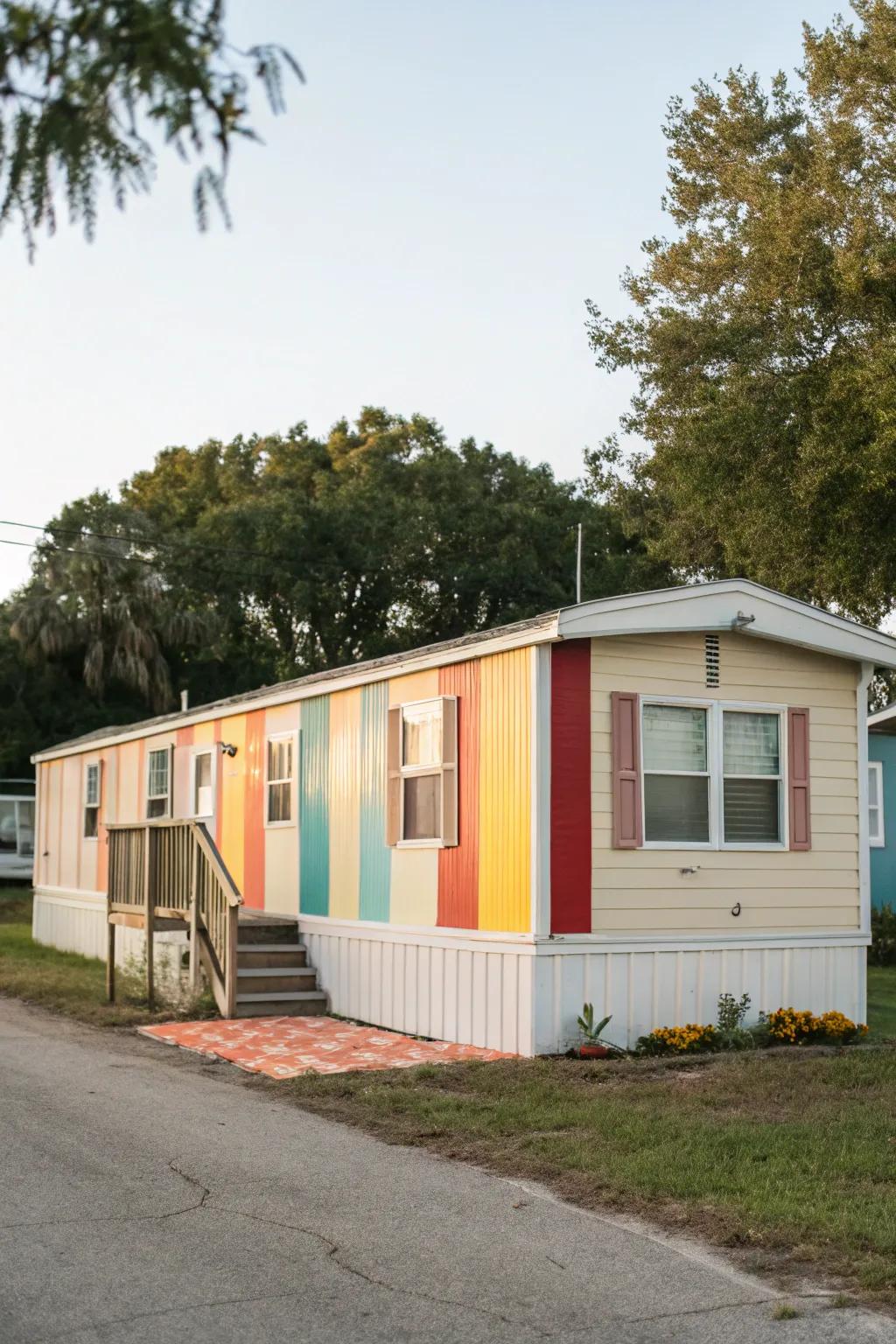 A fresh coat of paint in striking colors can revitalize your home.