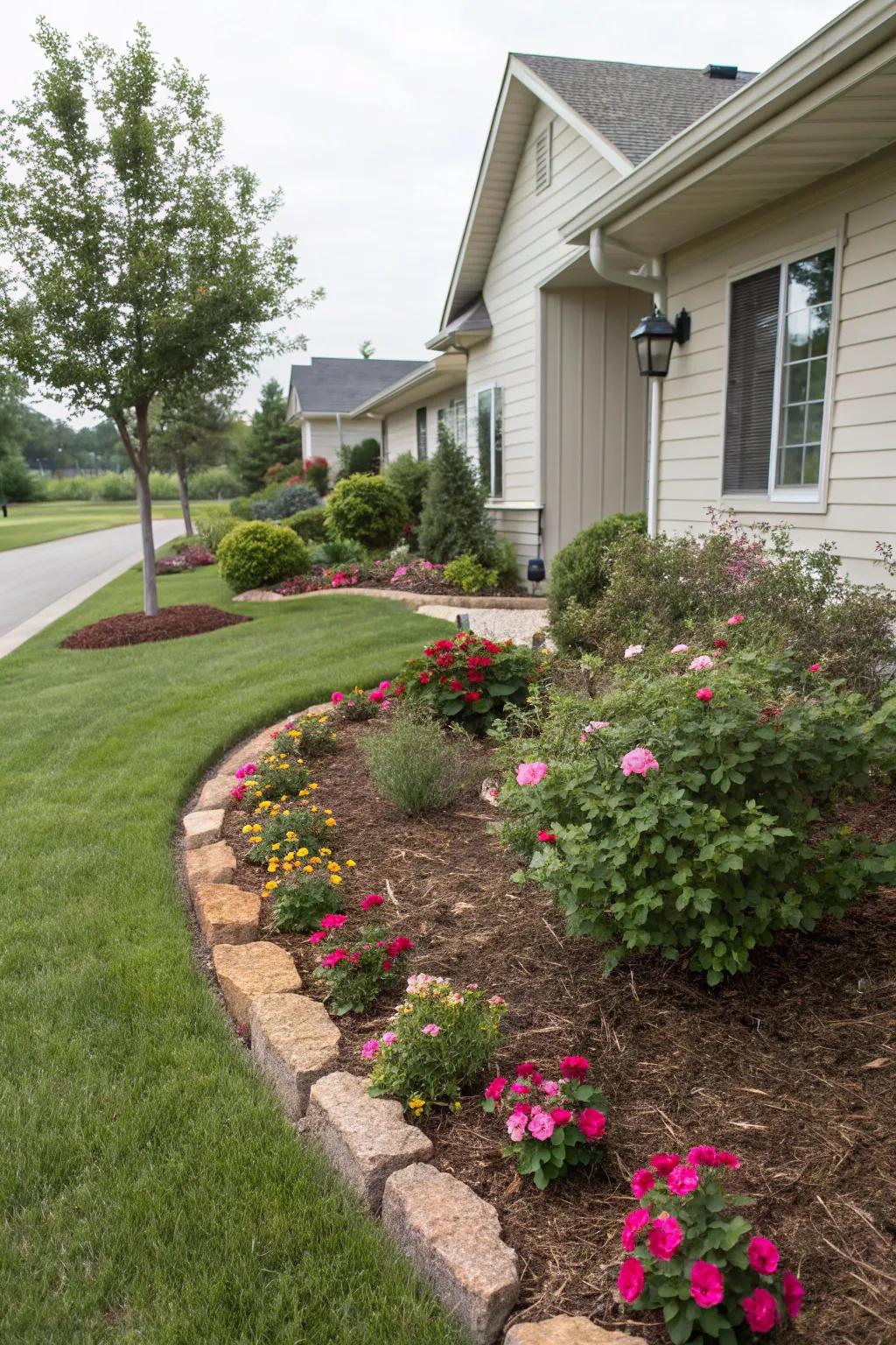 Mulch retains moisture and keeps your garden looking neat.