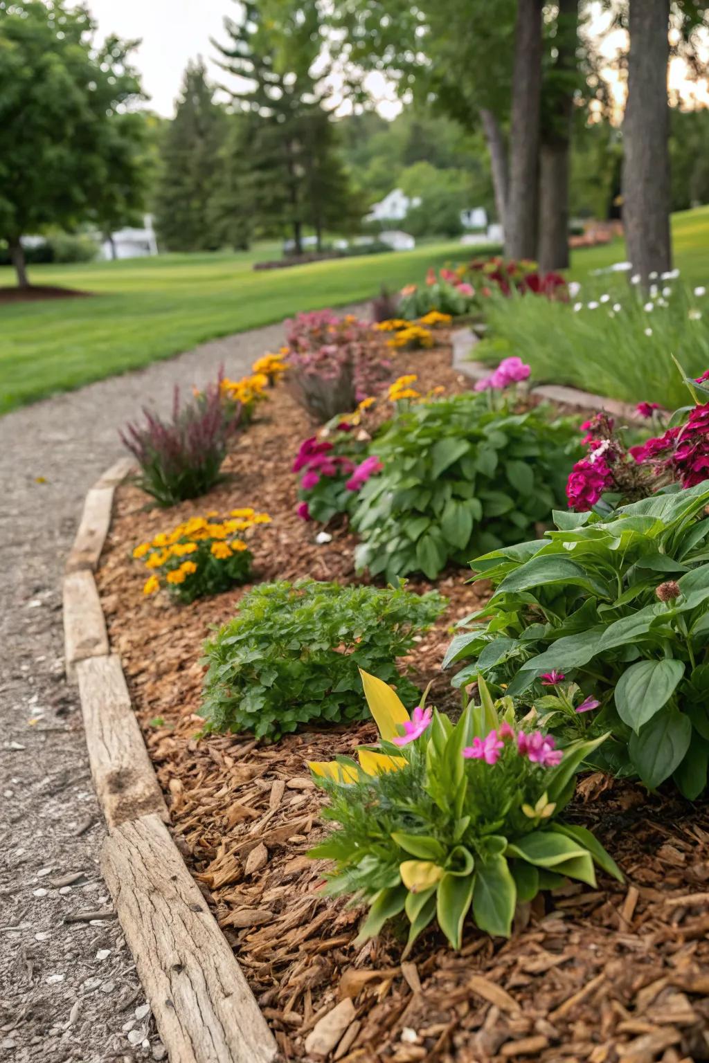 Mulch: the unsung hero of budget-friendly gardens.
