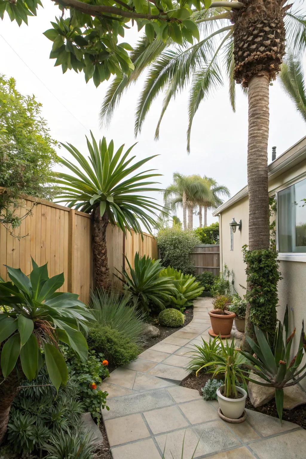 Greenery adds a refreshing, natural touch to your patio.