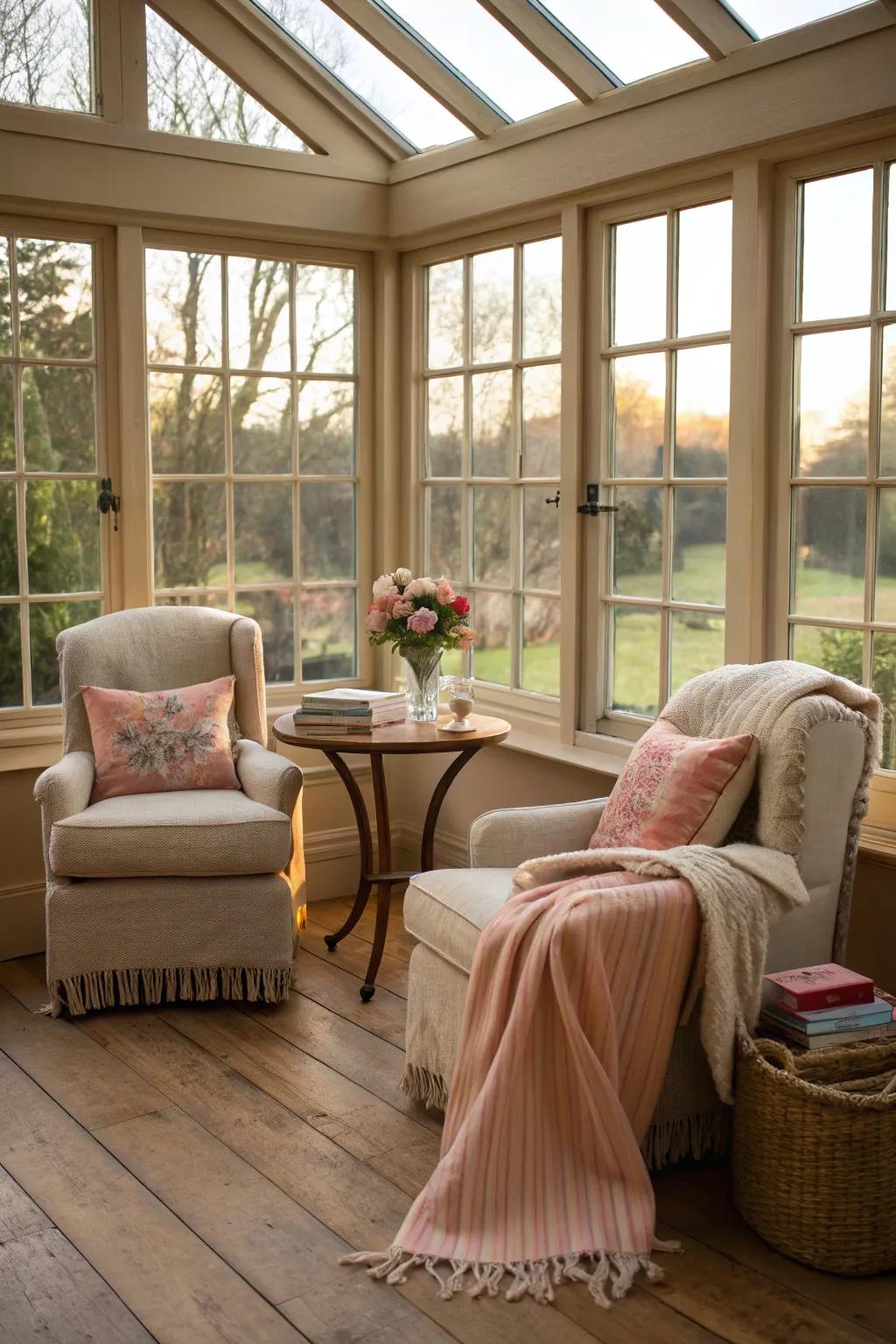 A cozy interior perfect for relaxation.