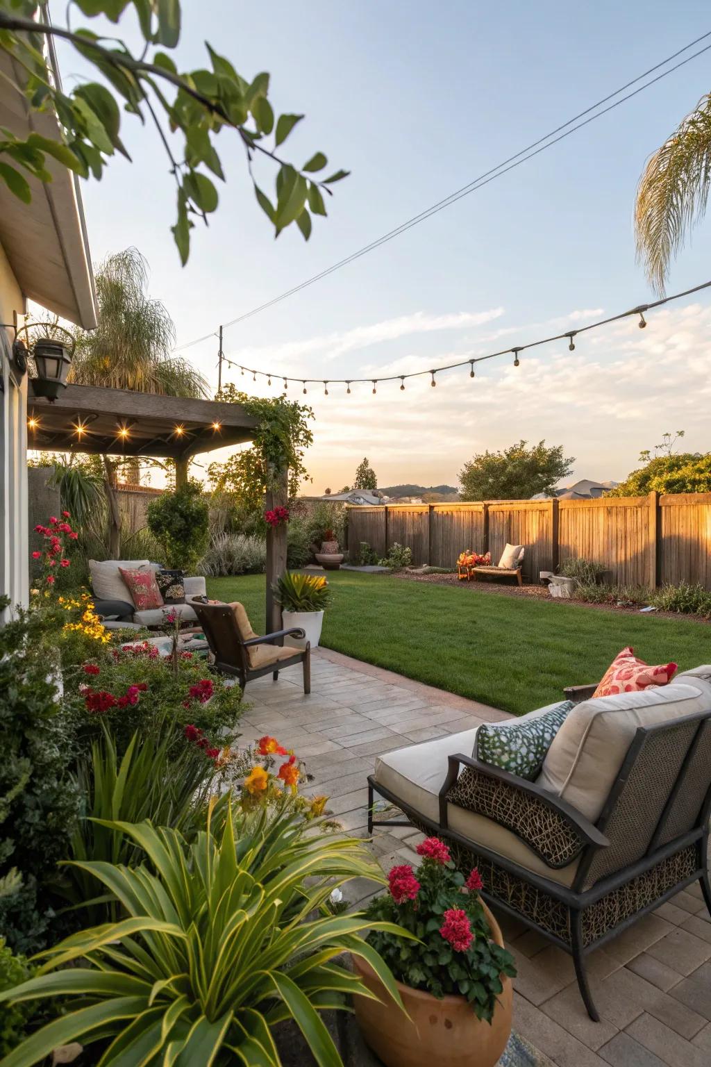 Relax in your own outdoor living space