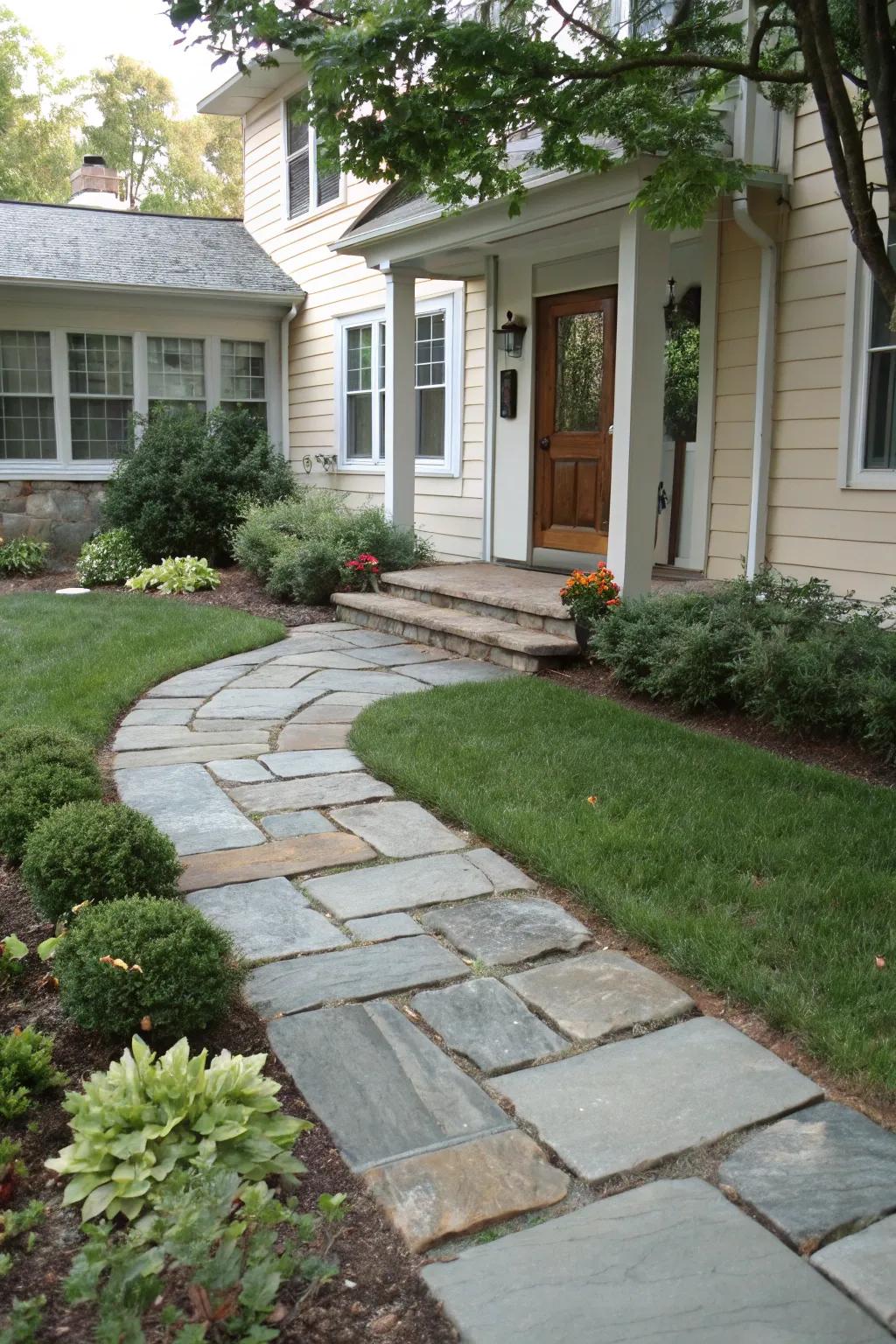 Inviting pathways lead the way through your garden.