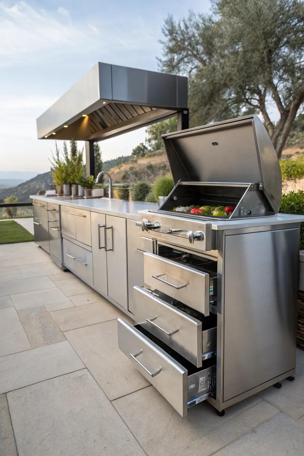 Stay organized with innovative storage solutions.