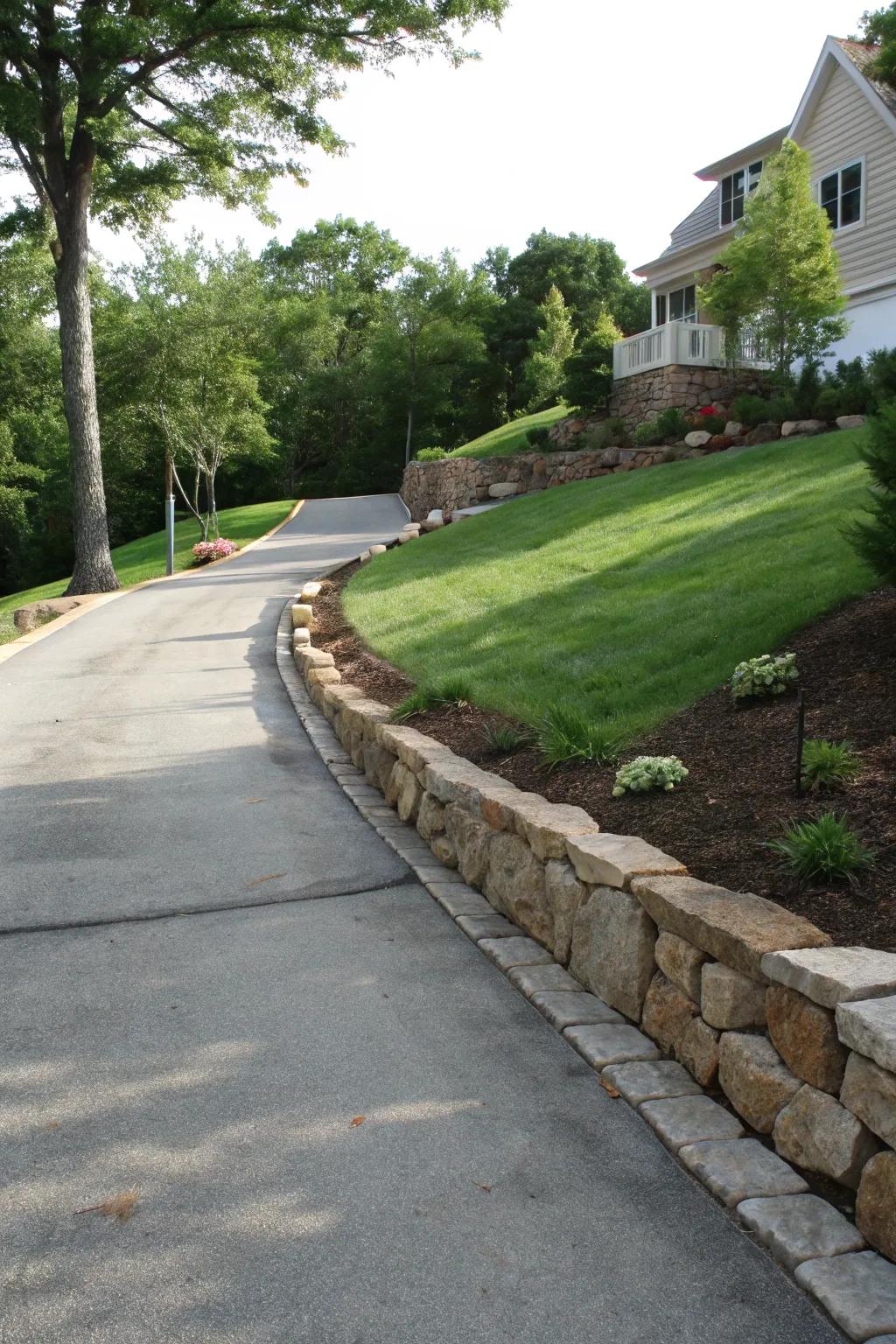 Well-defined borders enhance both looks and structure.