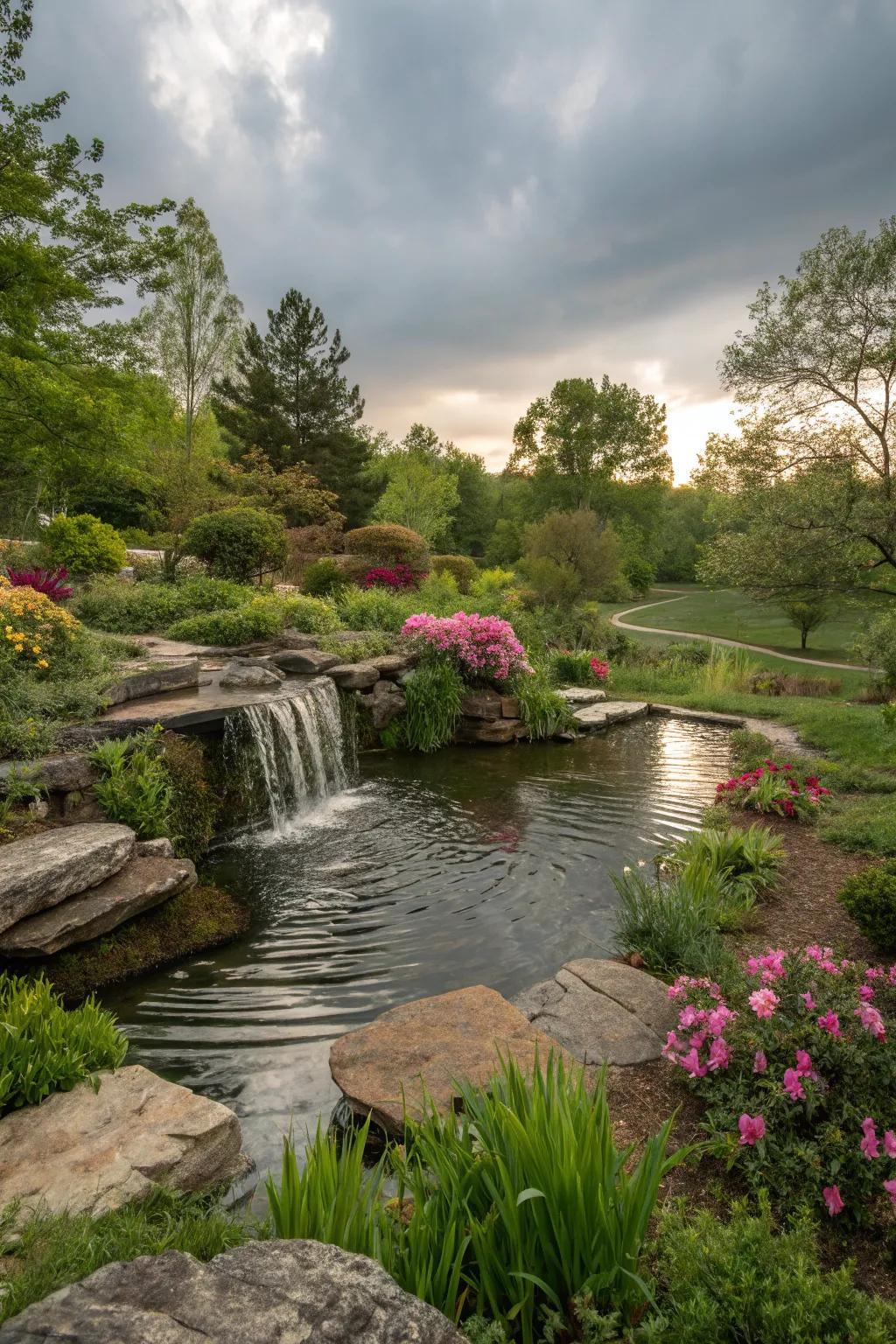 A water feature adds tranquility and attracts wildlife to your garden.