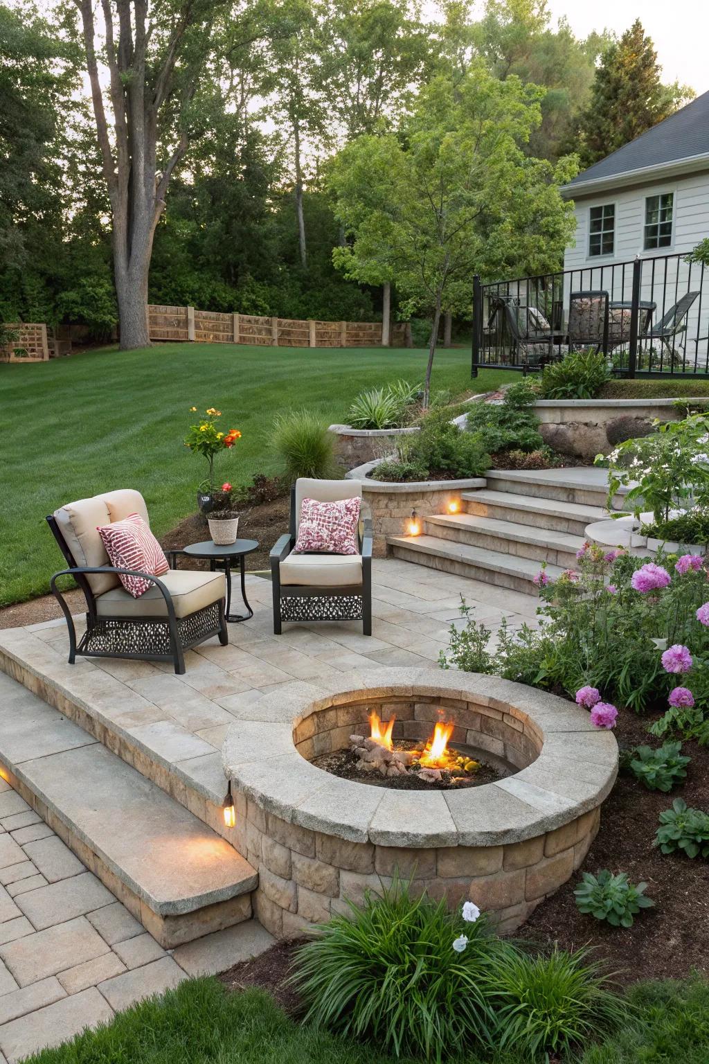 A cozy nook for relaxation and socializing.