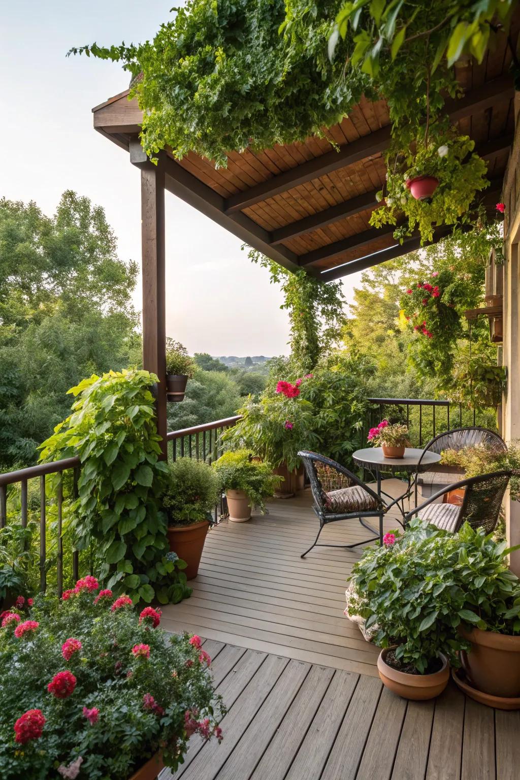 A green oasis that brings the beauty of nature to your patio.