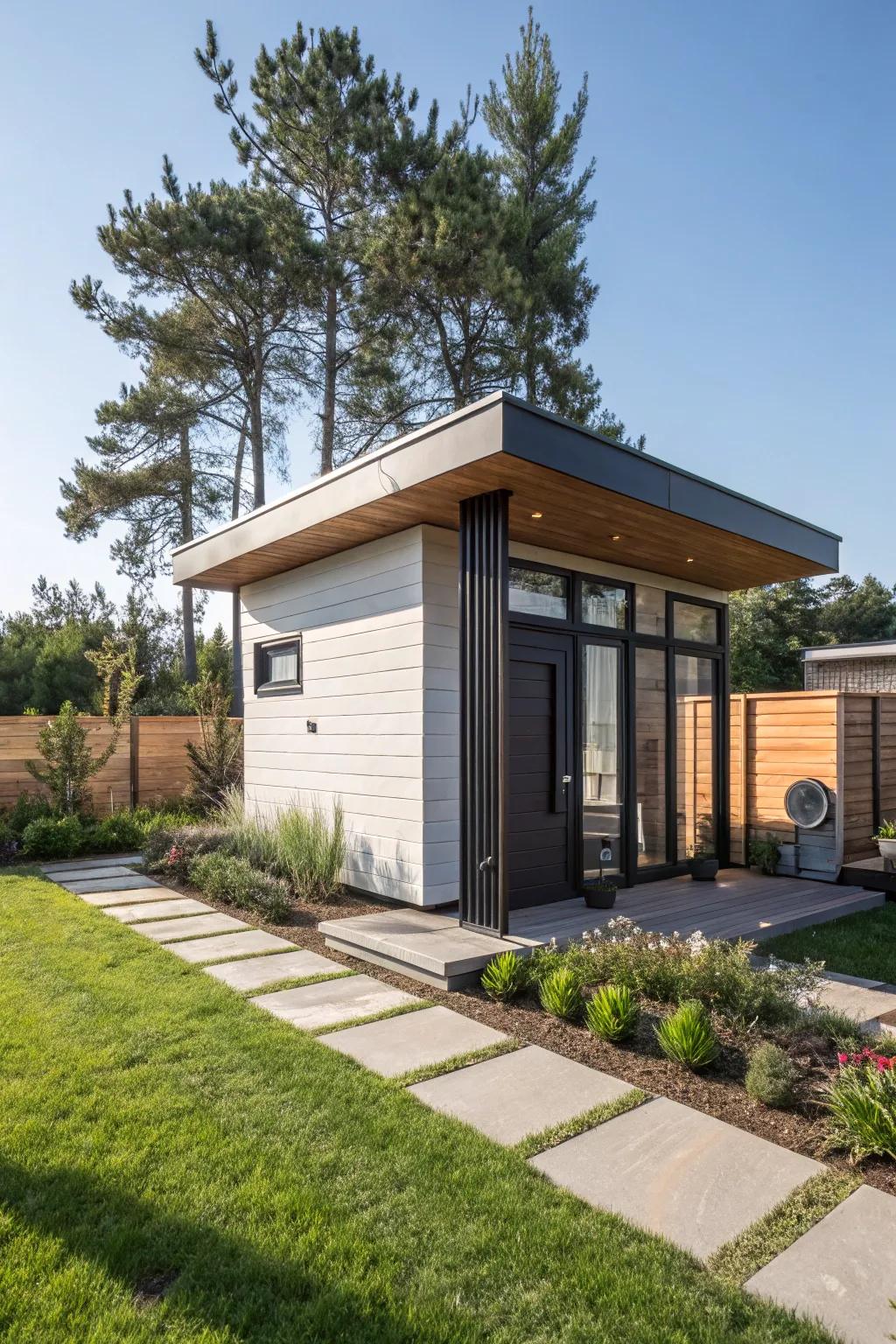Compact yet functional: a well house that makes the most of limited space.