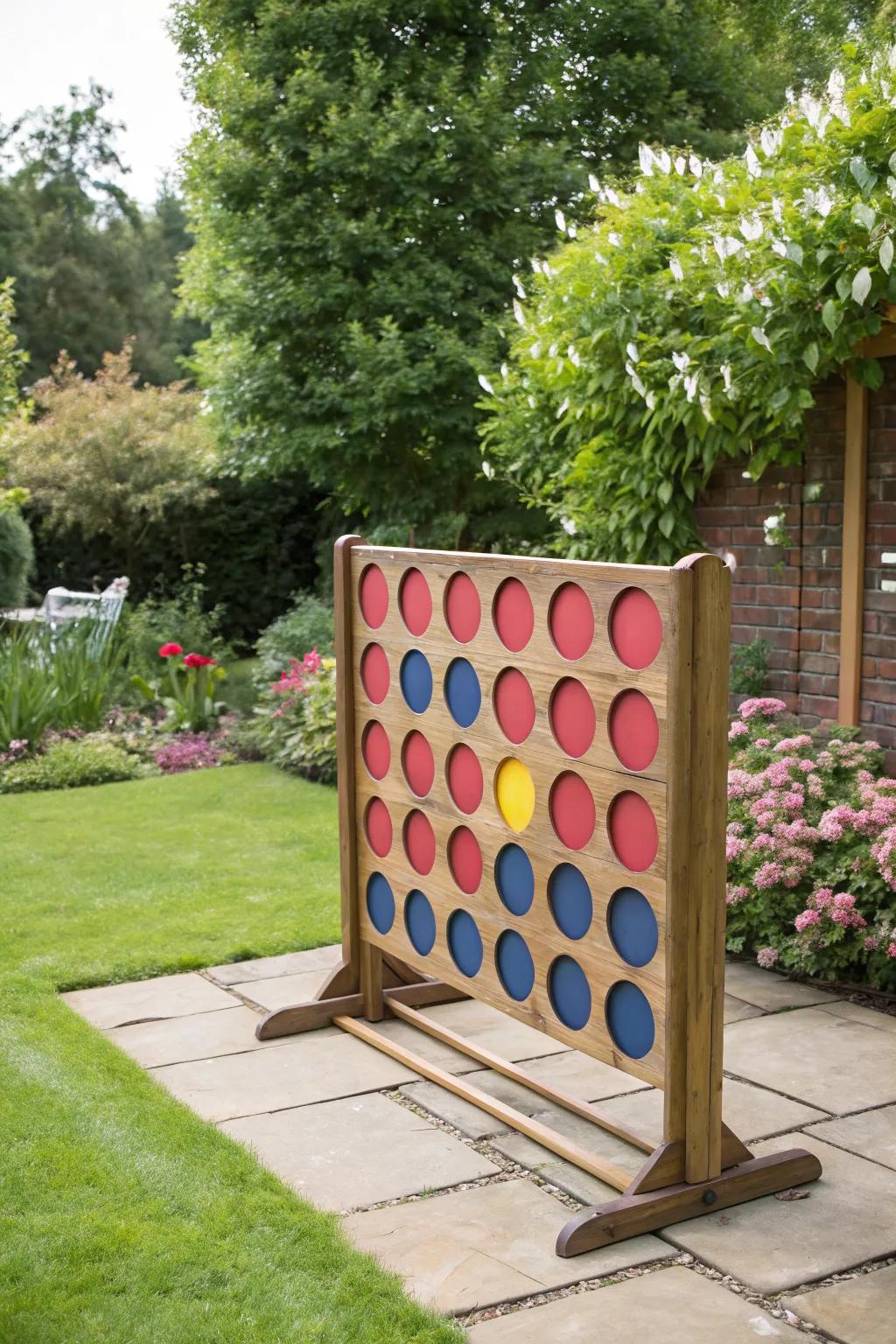 Giant Connect Four: Strategy meets fun!