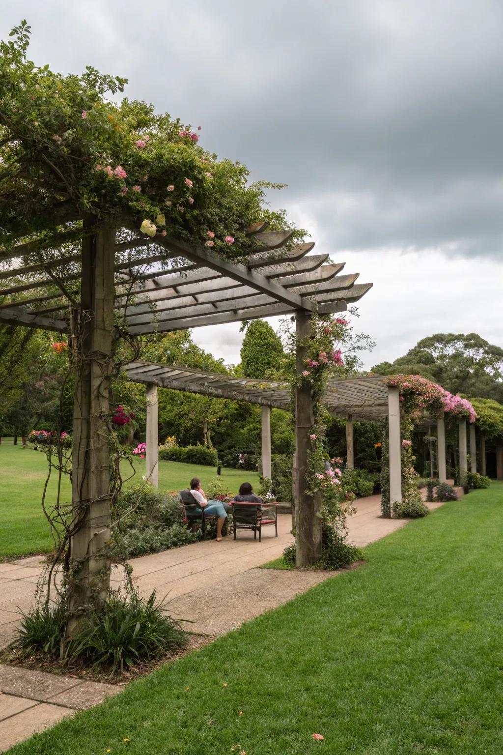Versatile covered space for all weather.