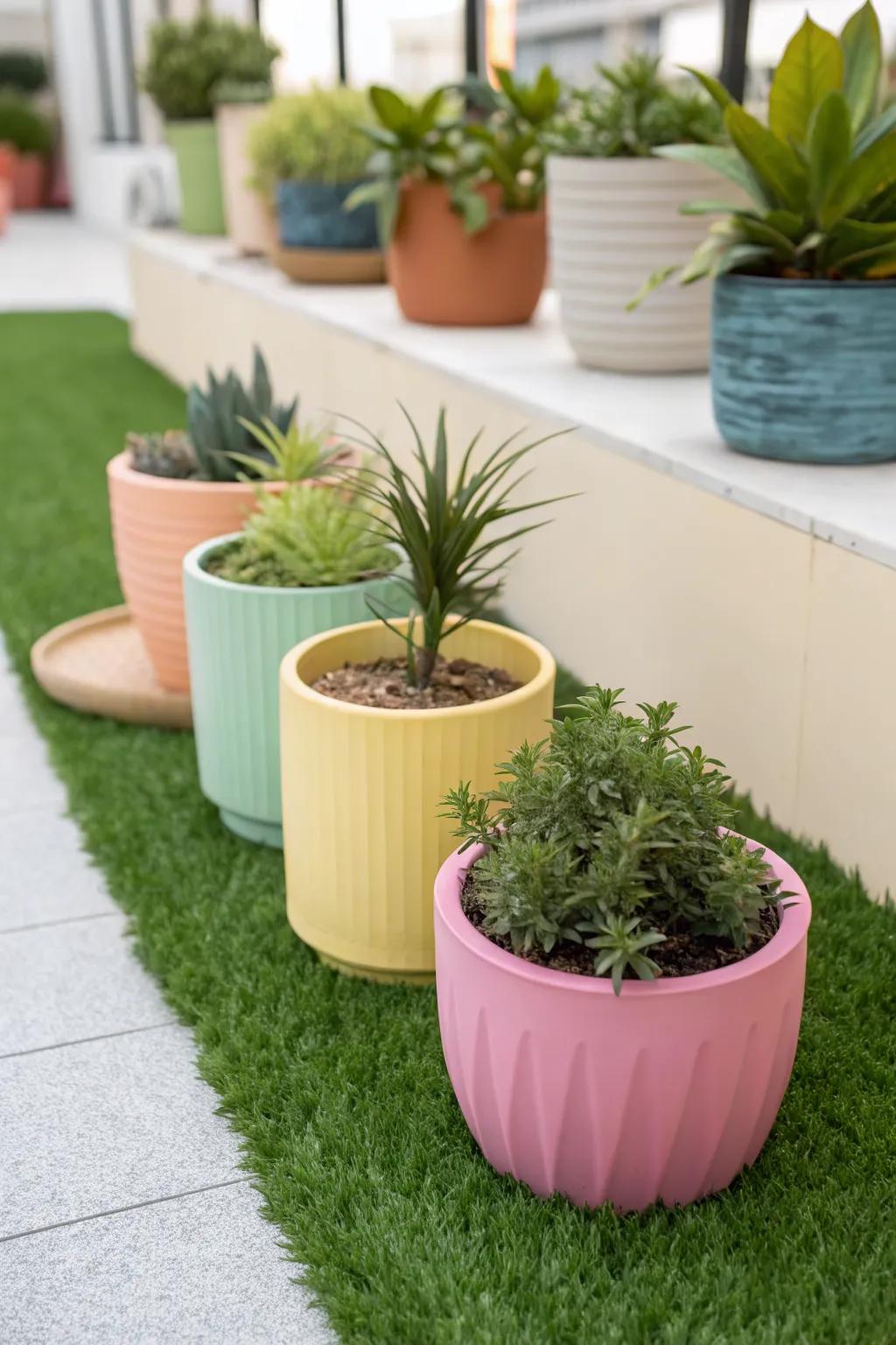 Elevate your space with charming planters.