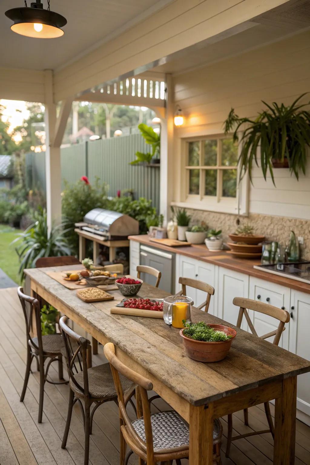 Maximize your kitchen's functionality with generous counter space.