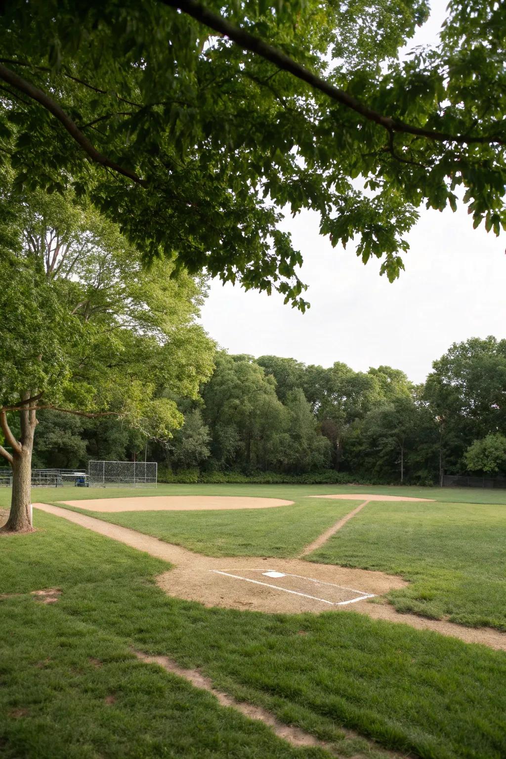 Use natural elements to seamlessly integrate your field.