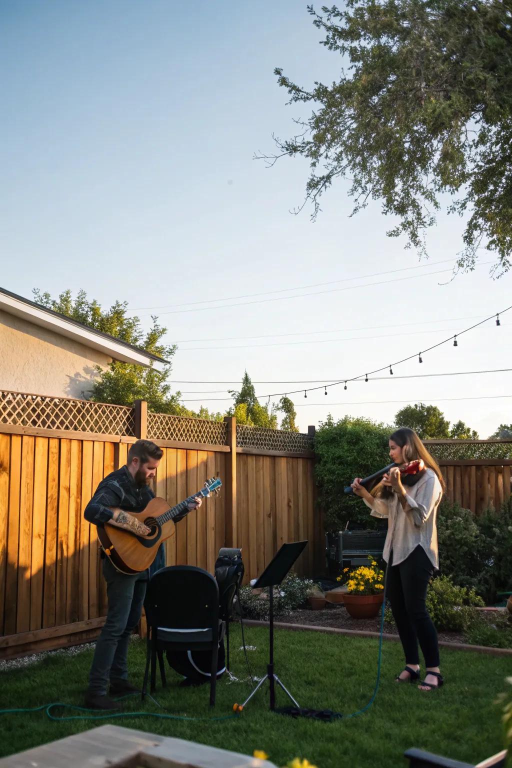 Acoustic instruments offer a natural and intimate concert experience.