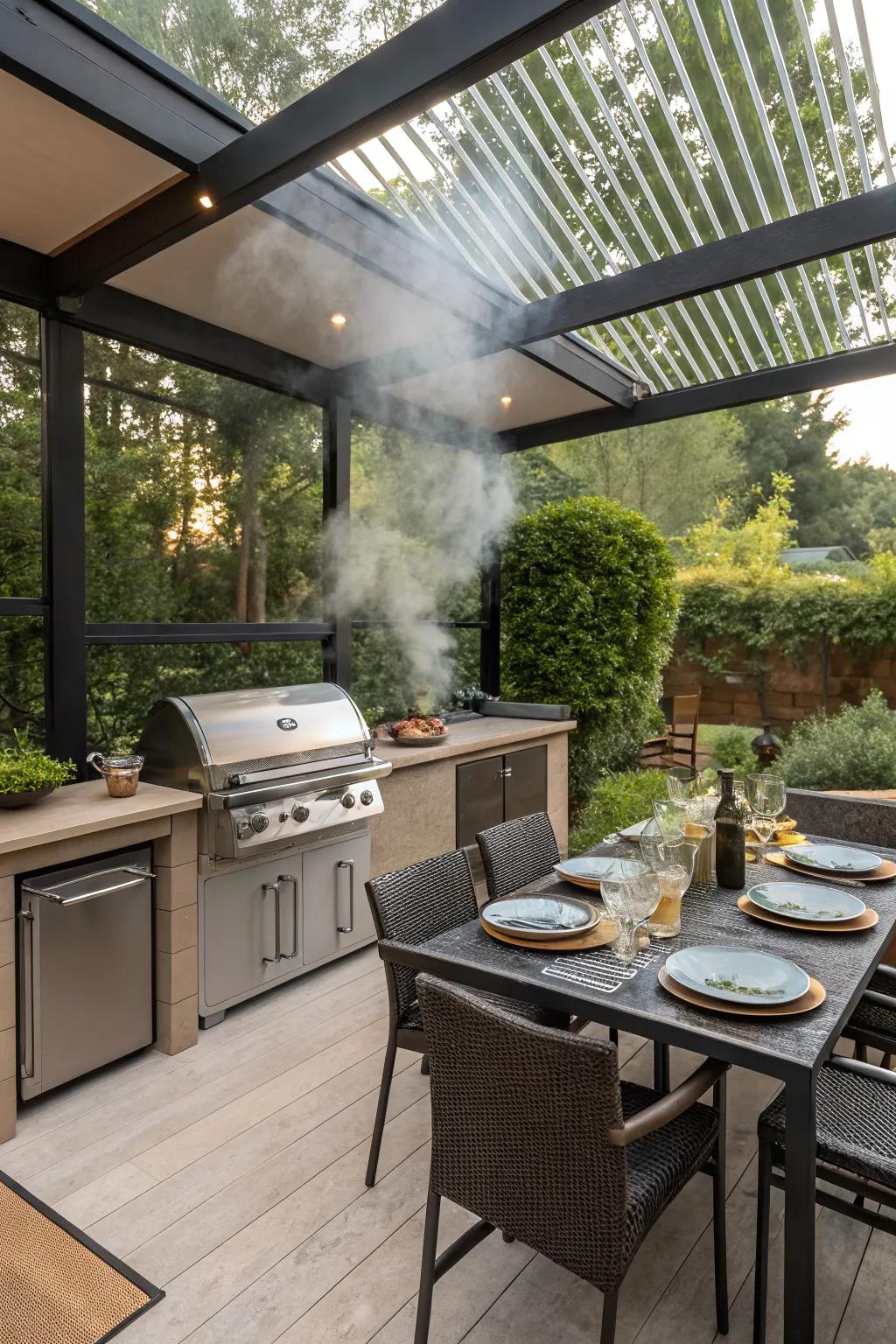 Host the perfect patio party with an outdoor kitchen.