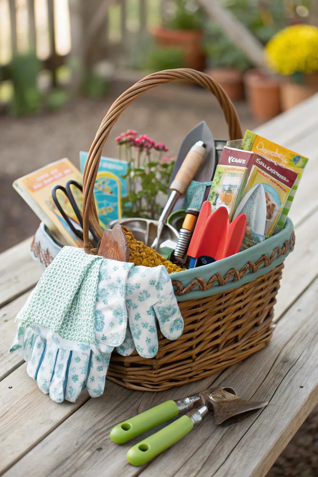 A delightful gift for any gardening enthusiast.