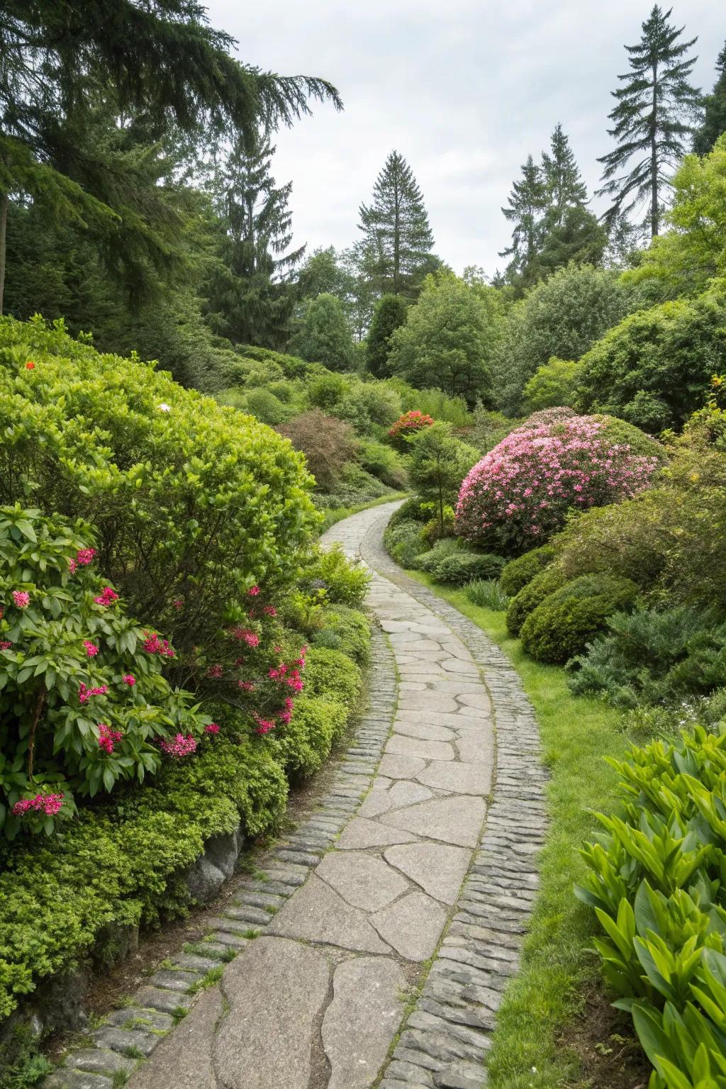 Guide your strolls with an enchanting garden pathway.