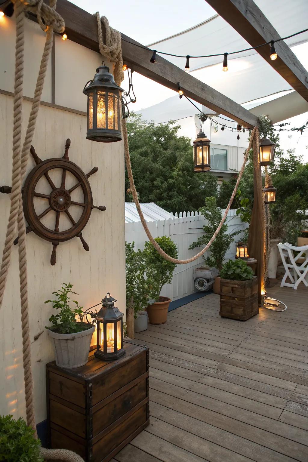 Infuse your space with nautical charm.