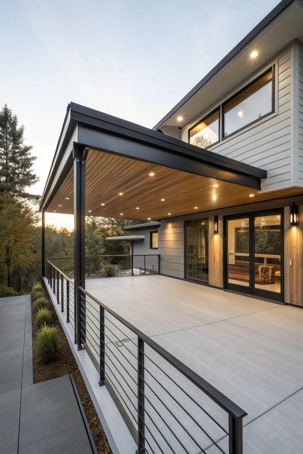 Ensure your deck design complements your home's aesthetics.