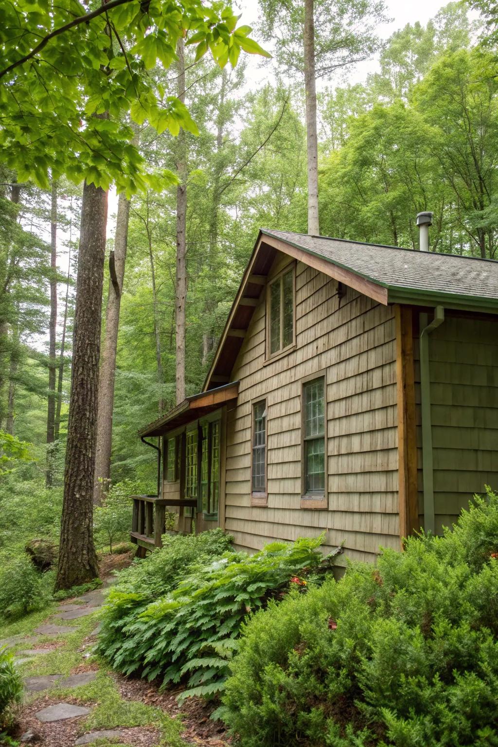 Fiber cement boards combine beauty with low maintenance.