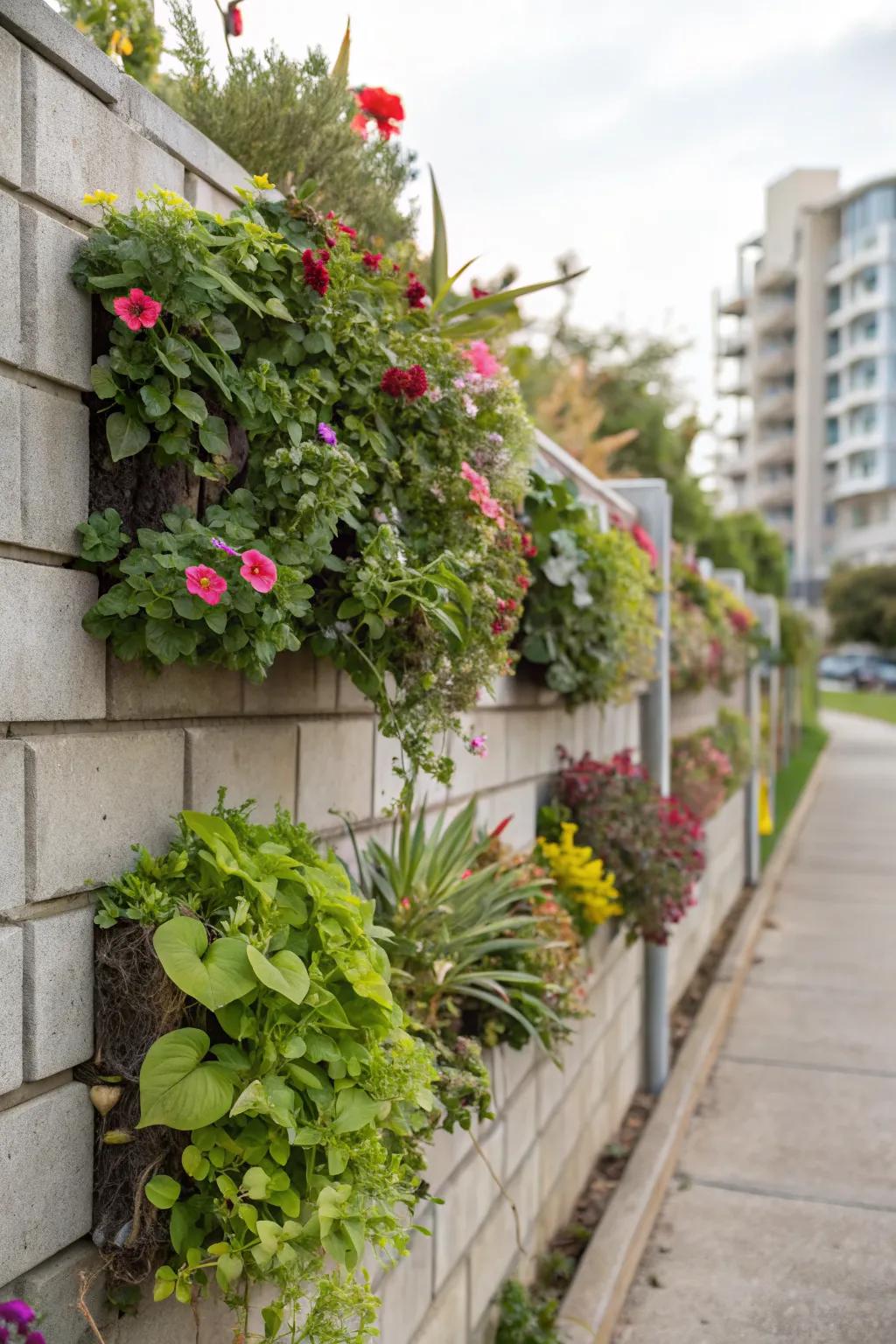 Vertical gardens bring a splash of life and color to your walls.
