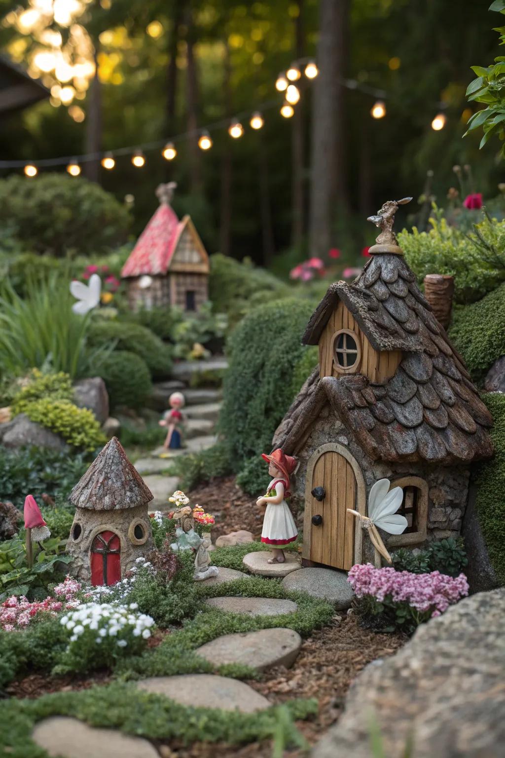 Bring a sense of wonder with a themed fairy garden.