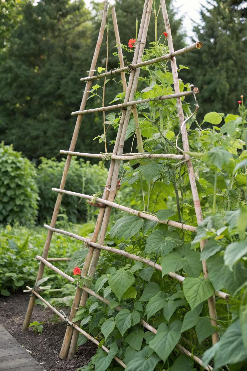 DIY trellises provide support and structure to your garden.