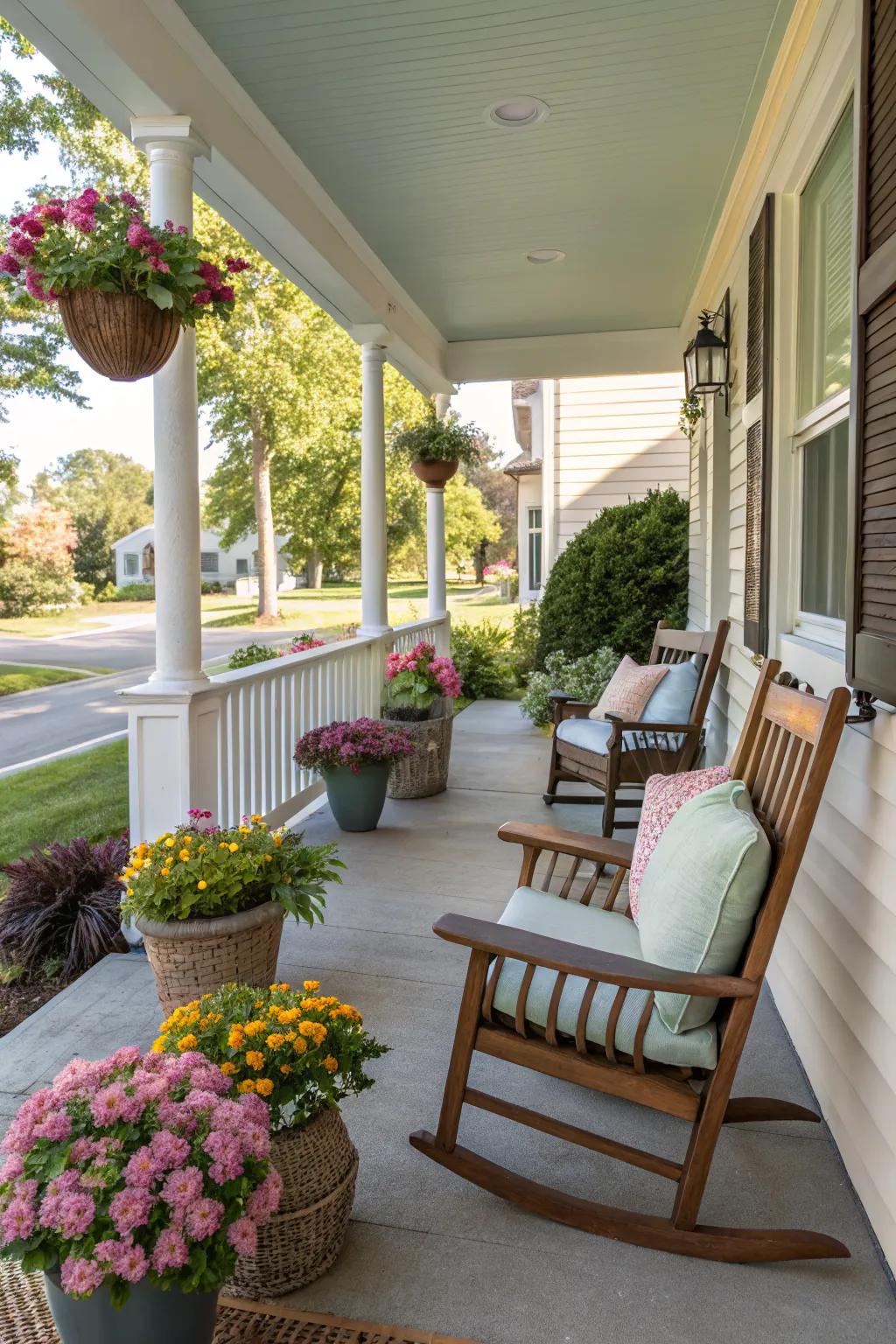 A welcoming porch invites guests to linger.