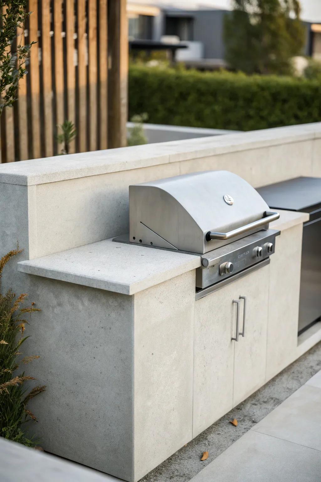 Concrete surrounds provide a contemporary and durable solution.