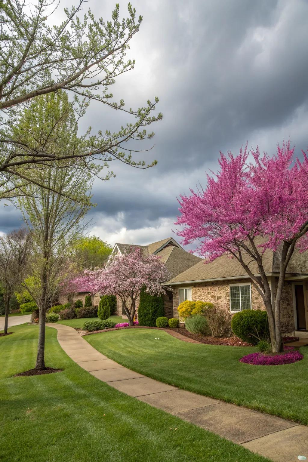 Ornamental trees bring a touch of elegance to your yard.