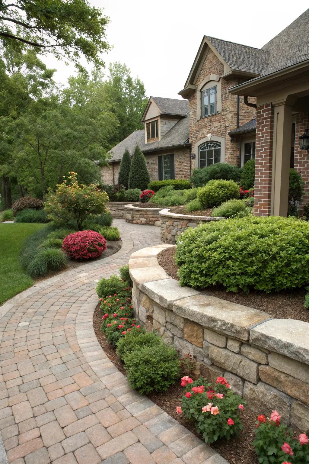 Hardscaping elements enhance your garden's appeal.