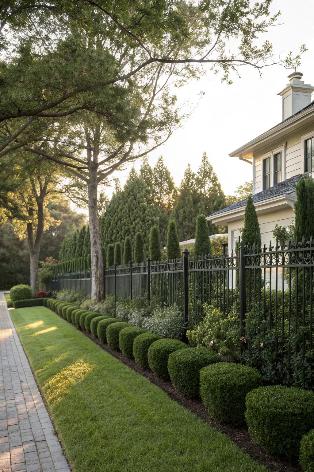 Create private spaces with stylish barriers.