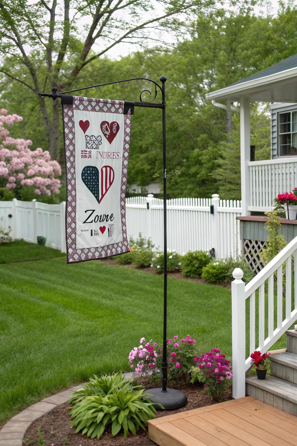 Personalized flag for a unique touch