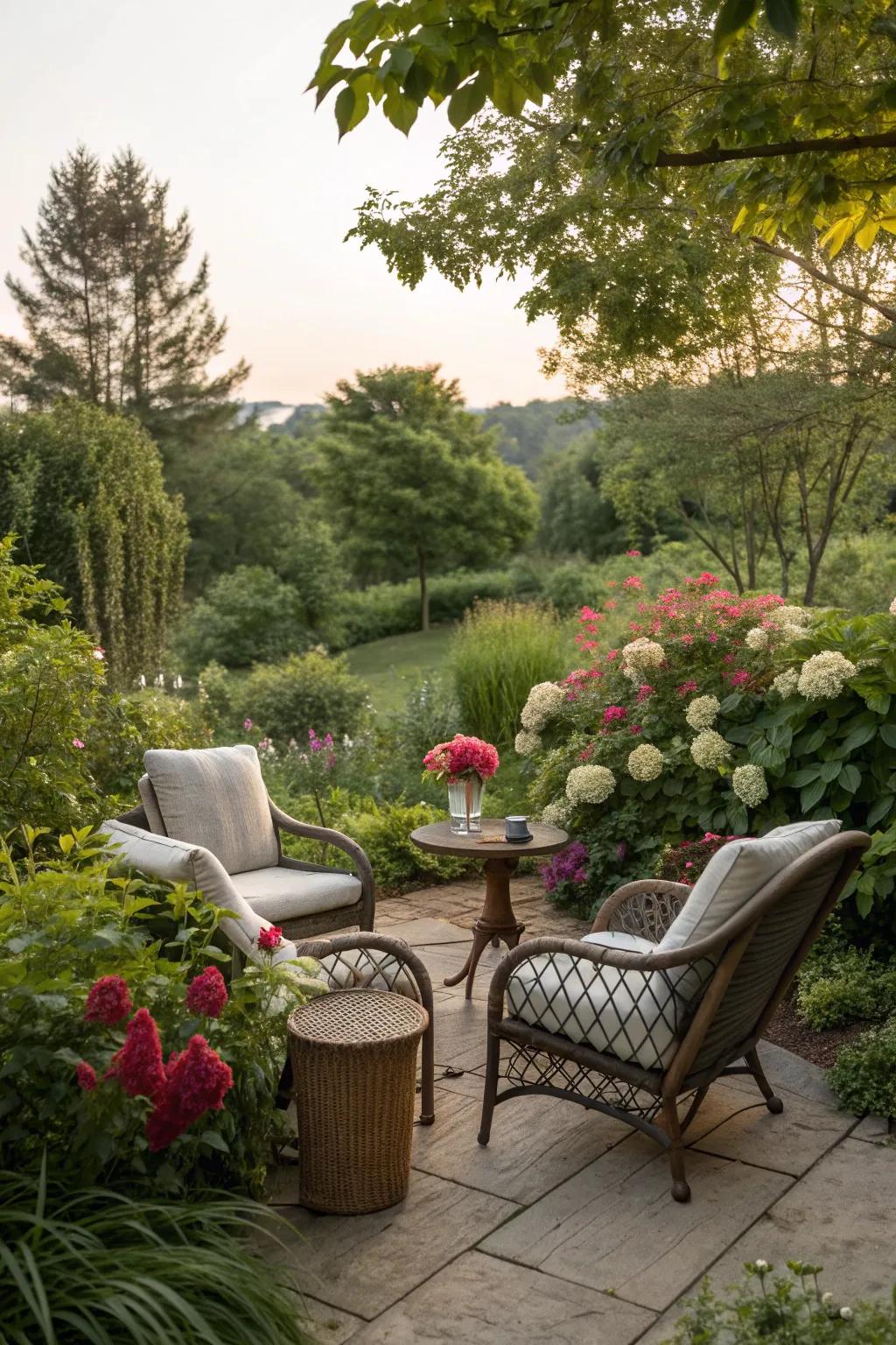 Lush greenery creates a seamless blend with your garden surroundings.