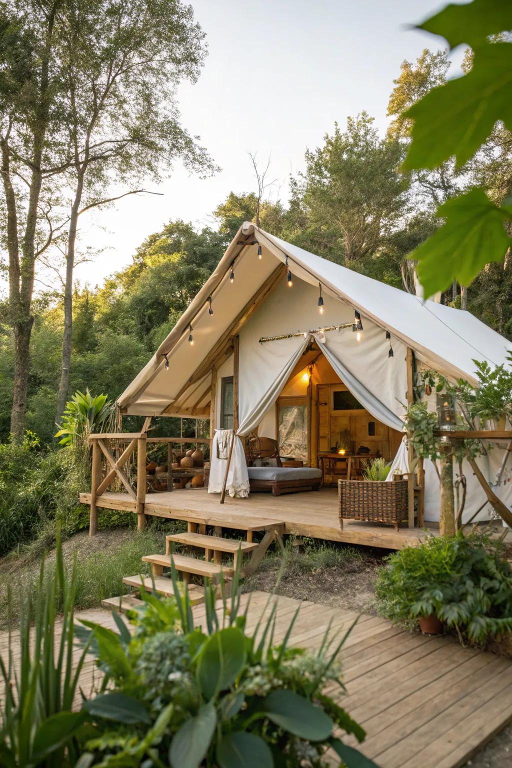 Natural elements bring the beauty of the outdoors inside.
