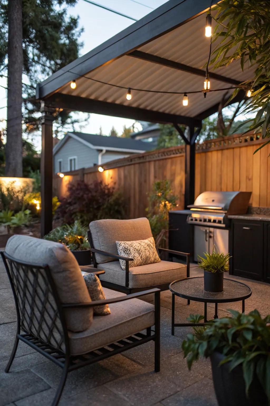 Create a welcoming atmosphere with cozy seating.
