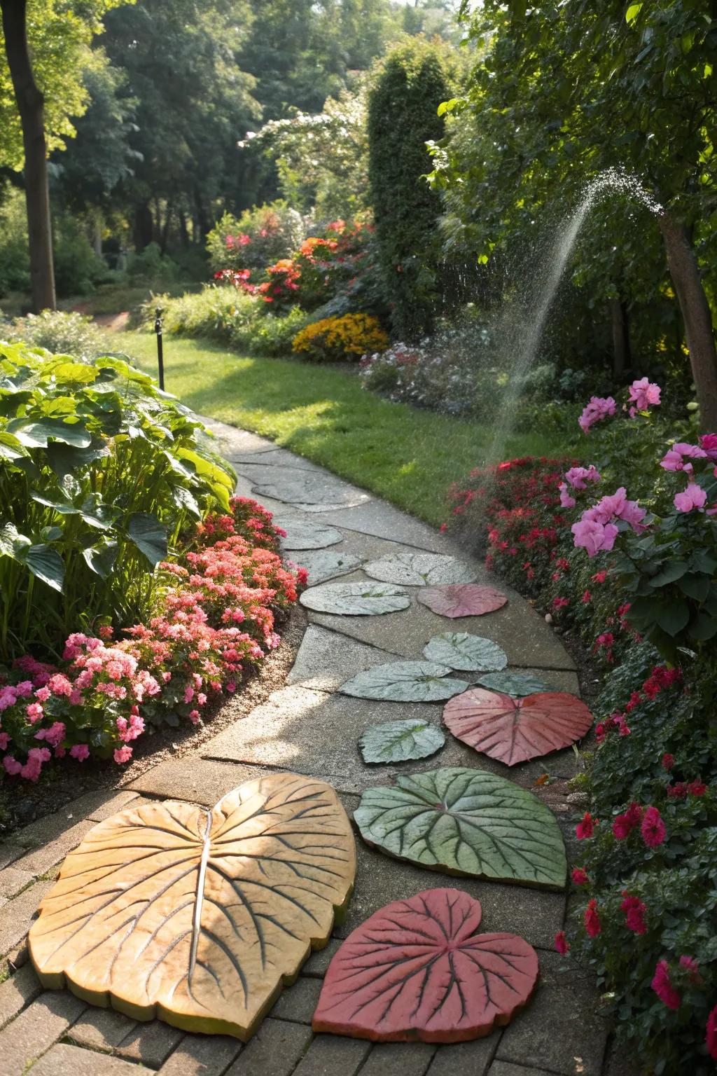 Leaf and flower shapes offer an organic aesthetic.