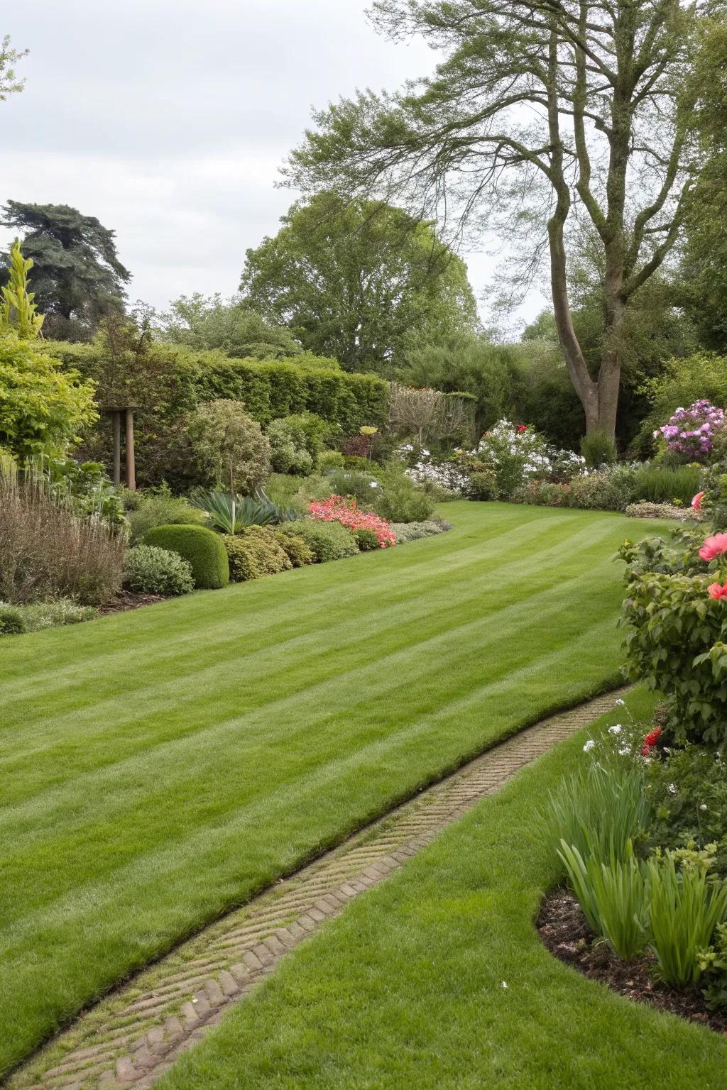 A well-maintained lawn edge can be surprisingly impactful.