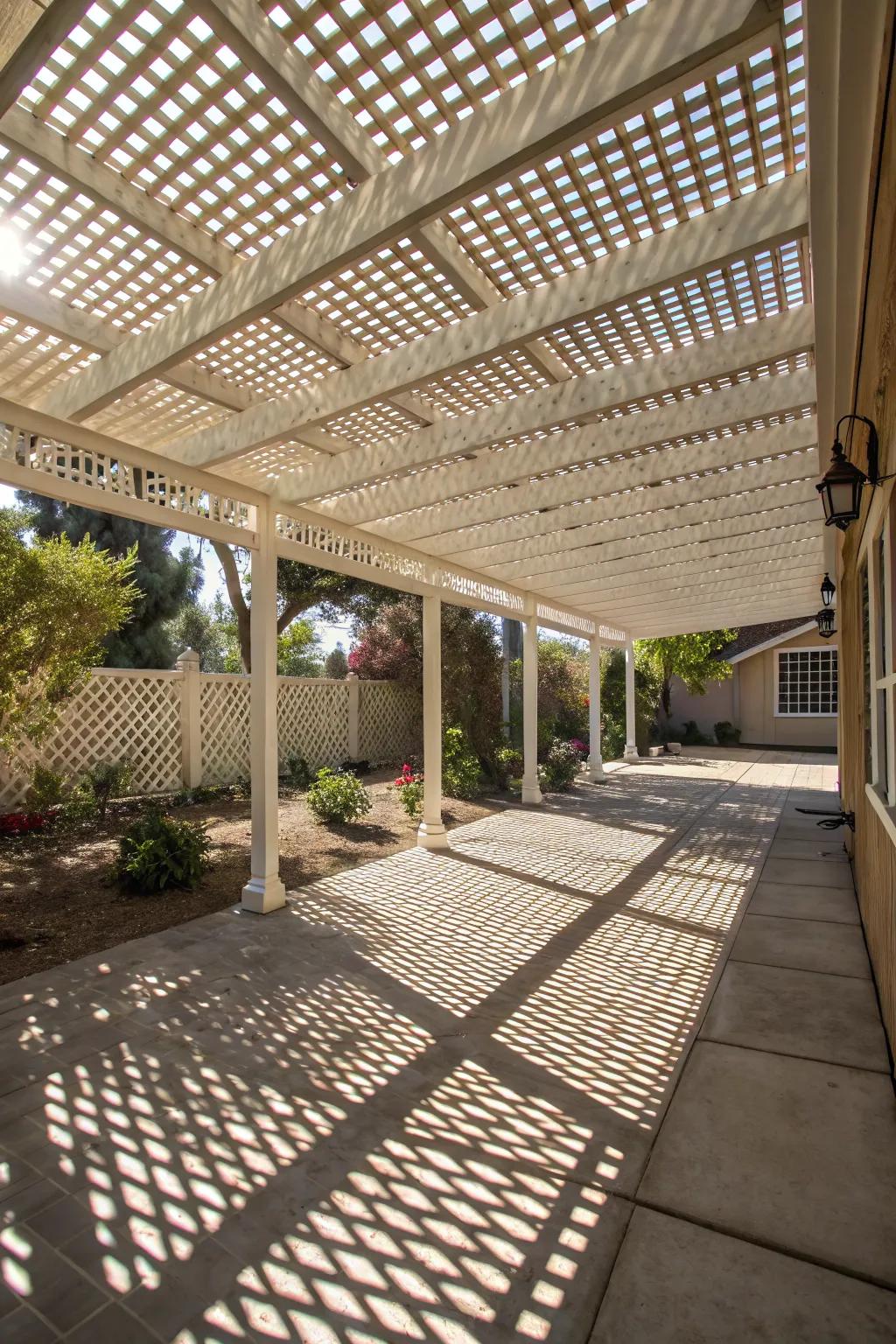 Enjoy the perfect balance of sun and shade.