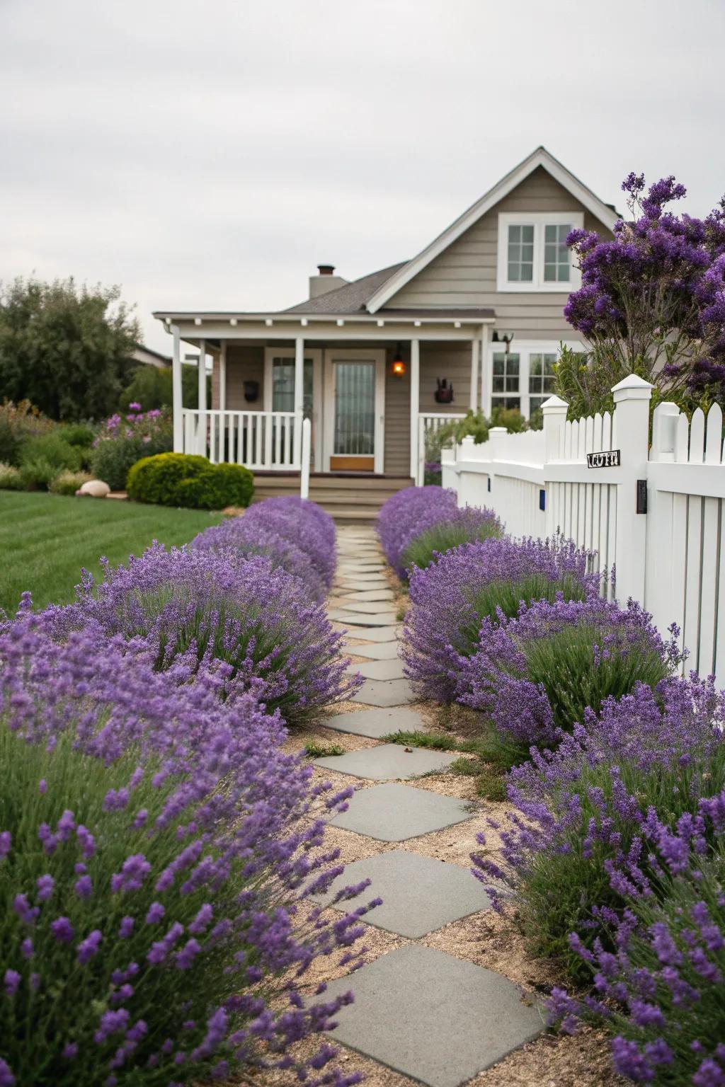 Lavender provides beauty and a delightful aroma with little effort.