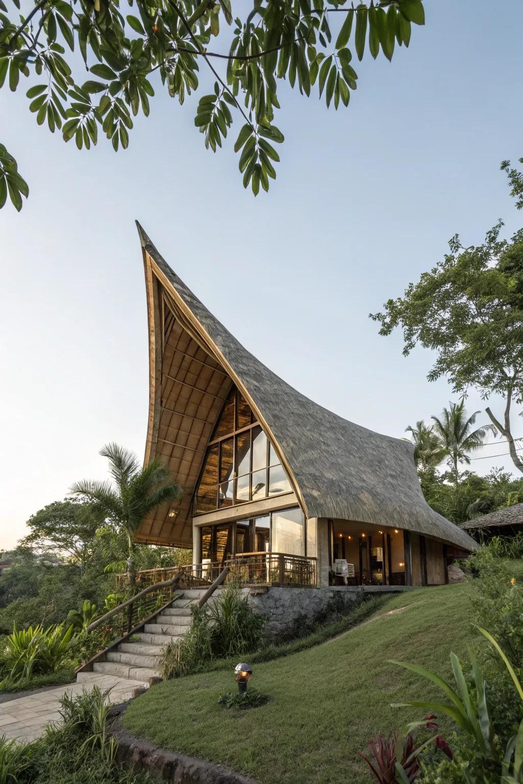 Innovative nipa roof designs add a modern flair to the classic bahay kubo.