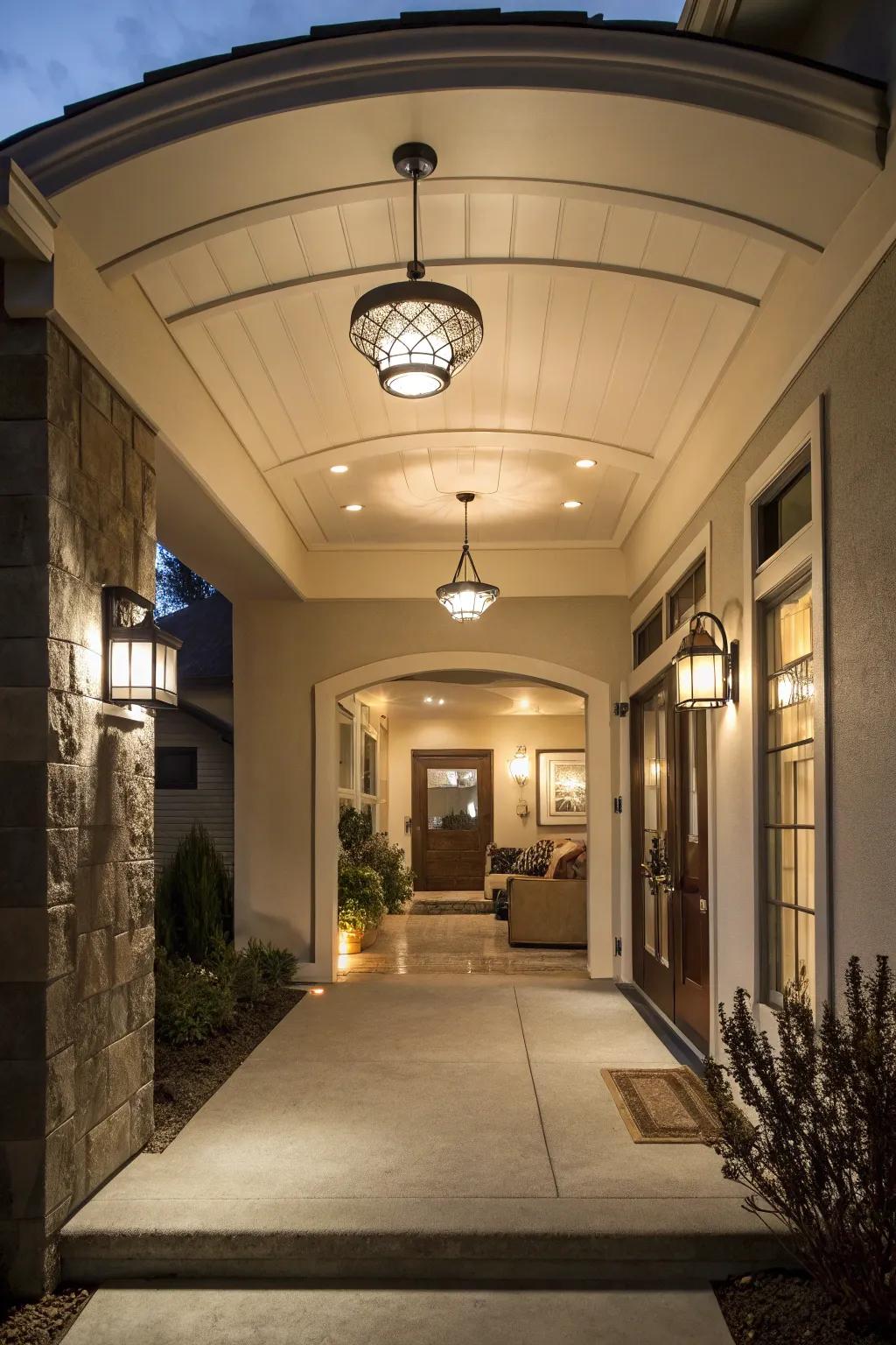 Make a lasting first impression with welcoming entryway lights.