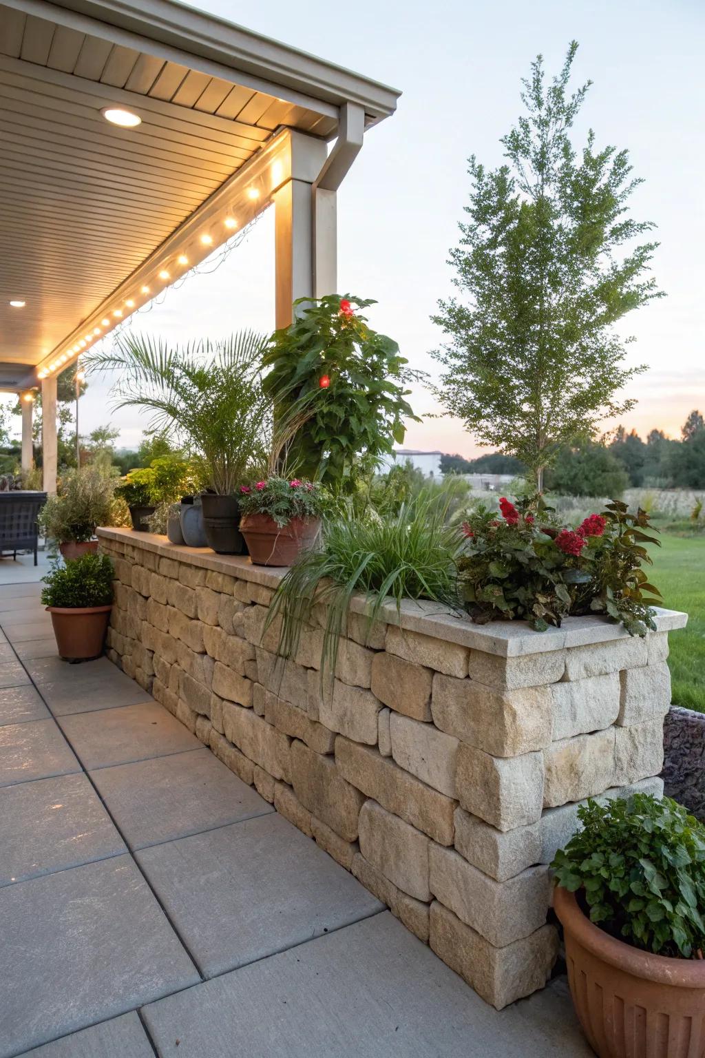 Create a custom look with a DIY faux stone wall project.
