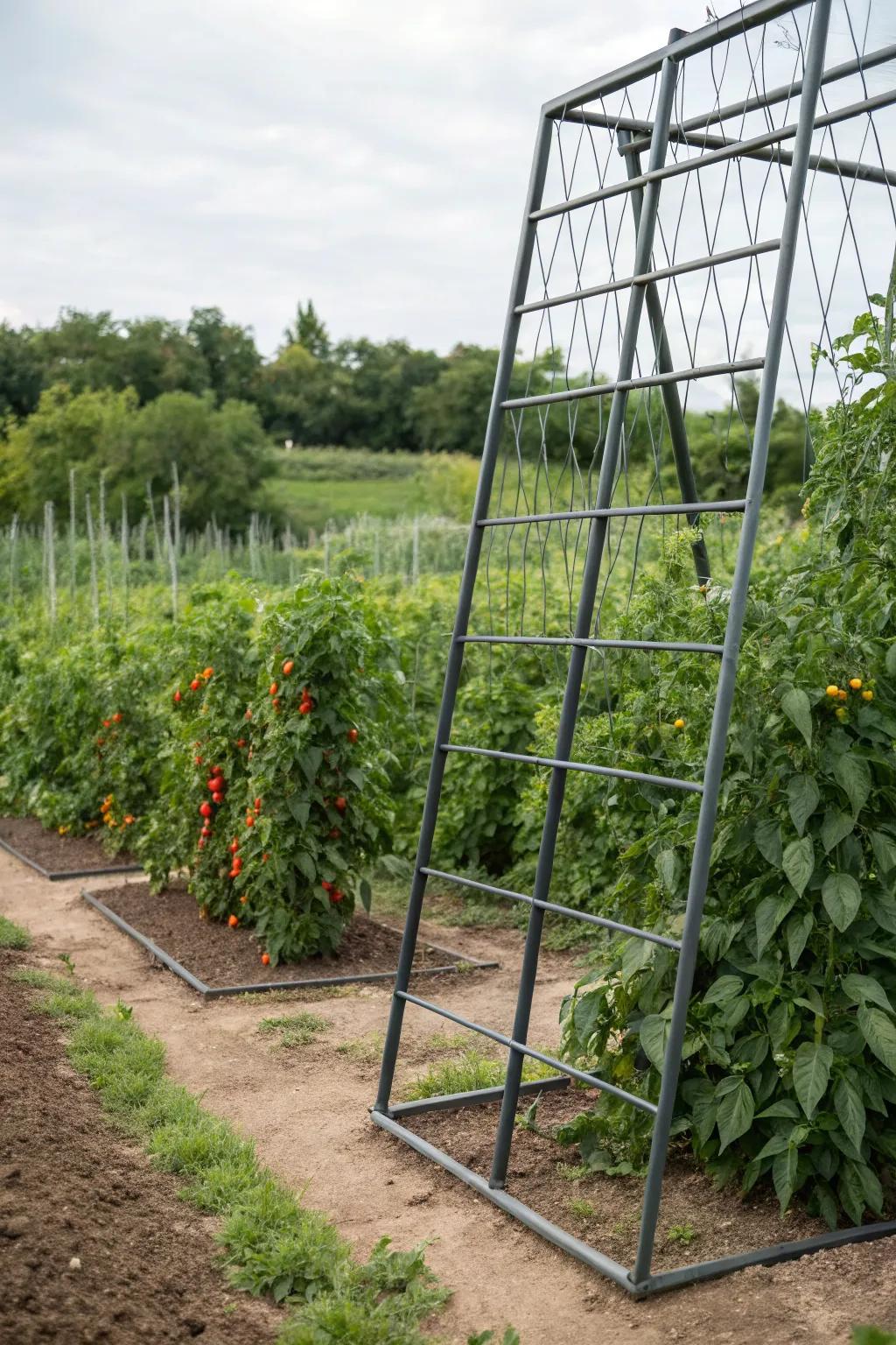 Metal grid frames are the perfect blend of strength and style.
