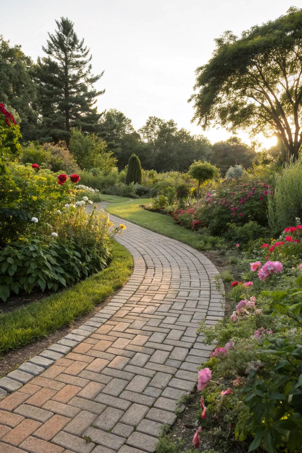 Inviting pathways that blend style with functionality.