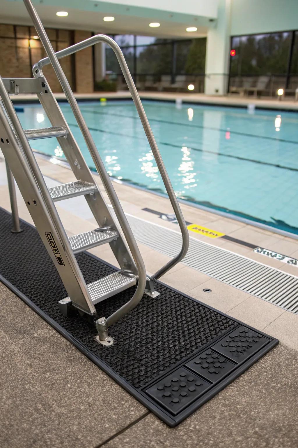 Tailor your pool's look with custom-fit mats for a perfect match.