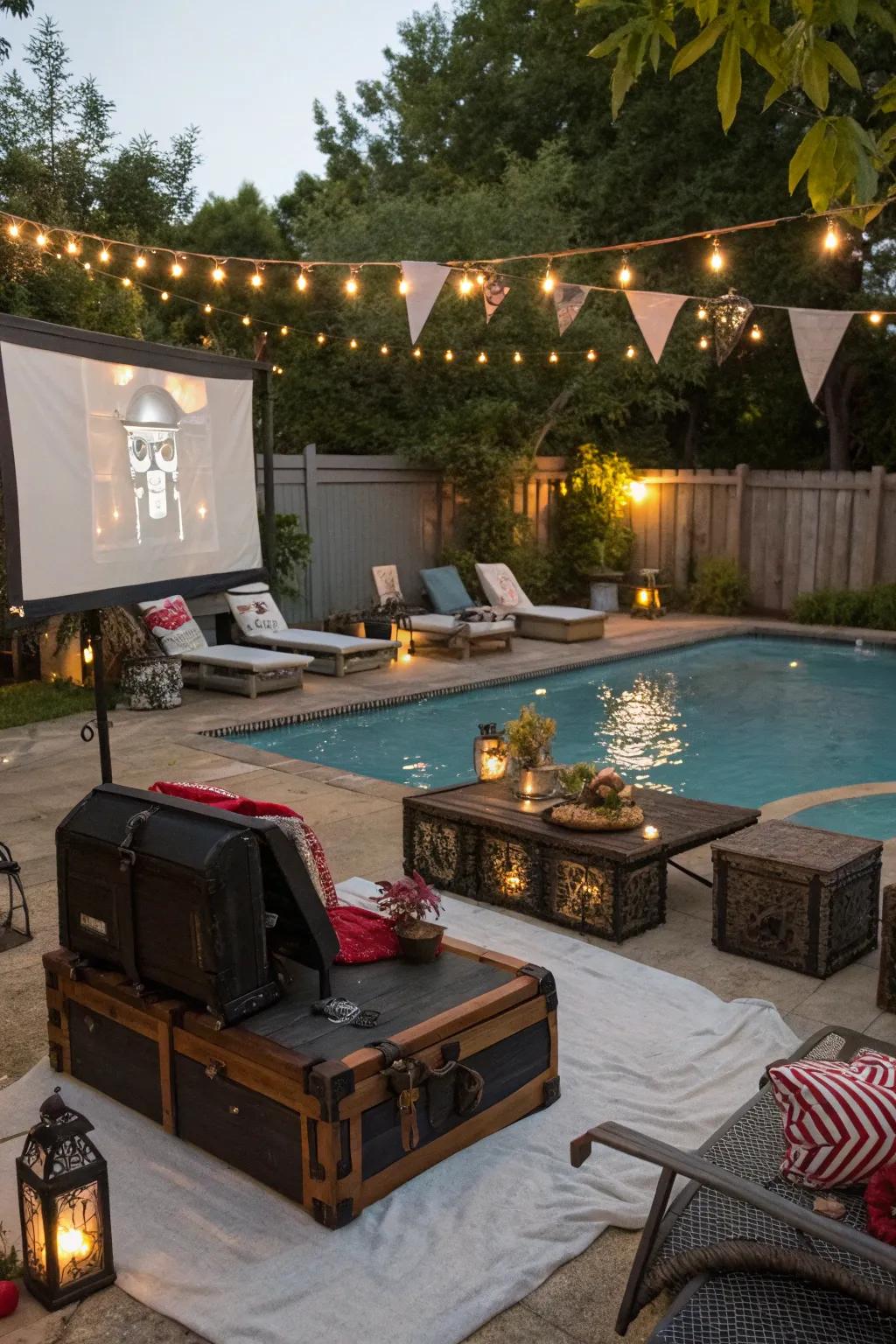 Immerse yourself in a themed movie experience.